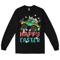 Black easter monster truck Long Sleeve Tee - MaliasSmallBusiness