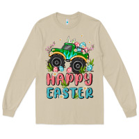 Mushroom easter monster truck Long Sleeve Tee - MaliasSmallBusiness