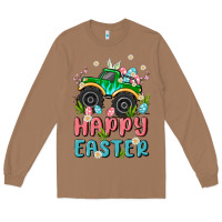 Toasted Coconut easter monster truck Long Sleeve Tee - MaliasSmallBusiness