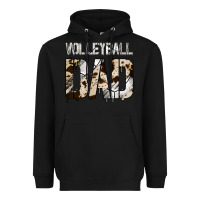 Black Volleyball Dad Heavyweight Hoodie - Bettercallsaul