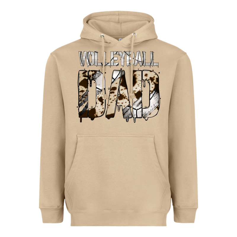 Volleyball Dad Heavyweight Hoodie by Bettercallsaul | Teevron