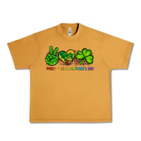 Peanut Butter peace love st patty's day Urban Heavy Tee - Artiststas