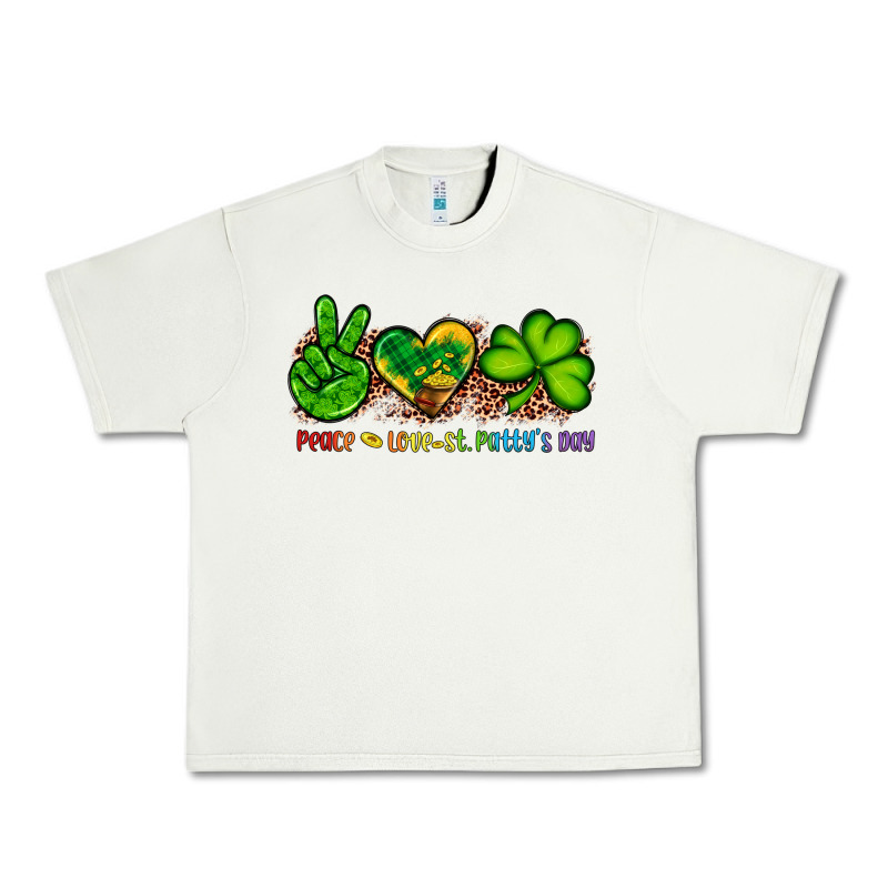 Peace Love St Patty's Day Urban Heavy Tee by Artiststas | Teevron