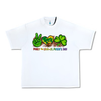 White peace love st patty's day Urban Heavy Tee - Artiststas