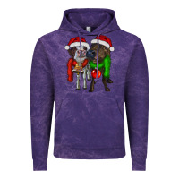 Cloud Purple two christmas heifers Vintage Hoodie - RanaPortraitStore