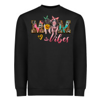 Black mom vibes baby pigs Heavyweight Sweatshirt - Artiststas