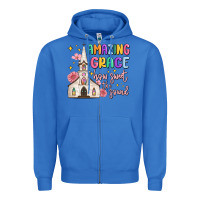 True Royal amazing grace how sweet the sound Zipper Hoodie - MaliasSmallBusiness