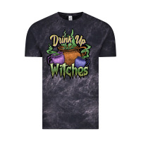 Cloud Black Drink up witches white Vintage Tee - JahusDesignShop