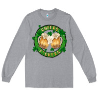 Heather Grey cheers fckers Long Sleeve Tee - MaliasSmallBusiness