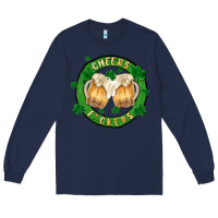 Navy cheers fckers Long Sleeve Tee - MaliasSmallBusiness