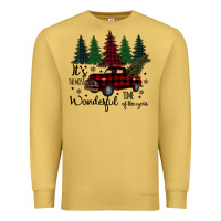 Antique Gold It s The Most Wonderful Time Of The Year Premium Sweatshirt - Bettercallsaul