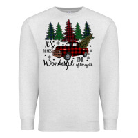 Oatmeal Heather It s The Most Wonderful Time Of The Year Premium Sweatshirt - Bettercallsaul