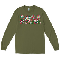 Army Green mexican flag sunflower Long Sleeve Tee - JahusDesignShop