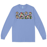 Colony Blue mexican flag sunflower Long Sleeve Tee - JahusDesignShop