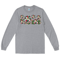 Heather Grey mexican flag sunflower Long Sleeve Tee - JahusDesignShop