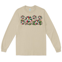 Mushroom mexican flag sunflower Long Sleeve Tee - JahusDesignShop