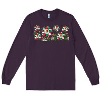 Plum mexican flag sunflower Long Sleeve Tee - JahusDesignShop