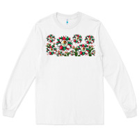 White mexican flag sunflower Long Sleeve Tee - JahusDesignShop