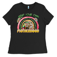 Black mind your own motherhood Ladies Tee - Zillion Design Studio