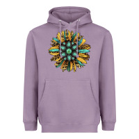 Lavender Gemstone Sunflower Heavyweight Hoodie - Bettercallsaul