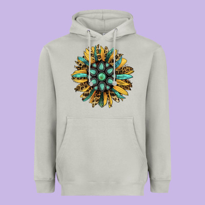 Gemstone Sunflower Heavyweight Hoodie Designed By Bettercallsaul