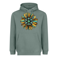 Sage Gemstone Sunflower Heavyweight Hoodie - Bettercallsaul