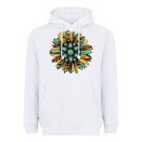 White Gemstone Sunflower Heavyweight Hoodie - Bettercallsaul