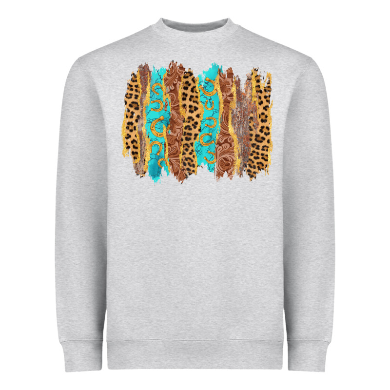 Western Brushstrokes Heavyweight Sweatshirt by AdoDesignShop | Teevron