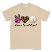 Mushroom peace love volleyball Classic Tee - BarkalooDesign