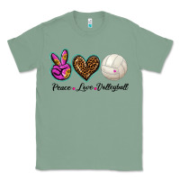 Sage peace love volleyball Classic Tee - BarkalooDesign