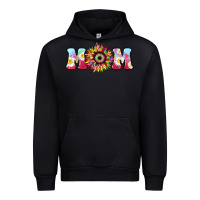 Black Tie dye sunflower Mom Mother's Day Urban Hoodie - HowdyJamesFarm