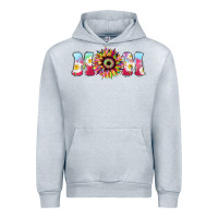 Heather Grey Tie dye sunflower Mom Mother's Day Urban Hoodie - HowdyJamesFarm