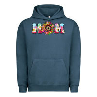 Pigment Midnight Navy Tie dye sunflower Mom Mother's Day Urban Hoodie - HowdyJamesFarm