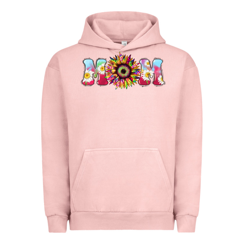 Tie Dye Sunflower Mom Mother's Day Urban Hoodie by HowdyJamesFarm | Teevron