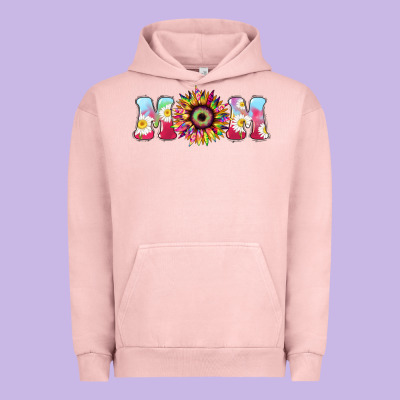 Tie Dye Sunflower Mom Mother's Day Urban Hoodie Designed By Howdyjamesfarm