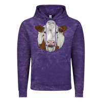 Cloud Purple simmental Vintage Hoodie - JahusDesignShop