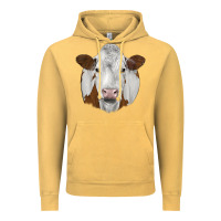 Vintage Mustard simmental Vintage Hoodie - JahusDesignShop