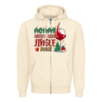 Sandshell mommy needs her jingle juice Zipper Hoodie - MaliasSmallBusiness