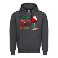 Smoke mommy needs her jingle juice Zipper Hoodie - MaliasSmallBusiness