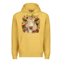 Antique Gold christmas charolais Premium Hoodie - JahusDesignShop