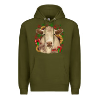 Army Green christmas charolais Premium Hoodie - JahusDesignShop