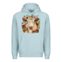 Blue Mist christmas charolais Premium Hoodie - JahusDesignShop
