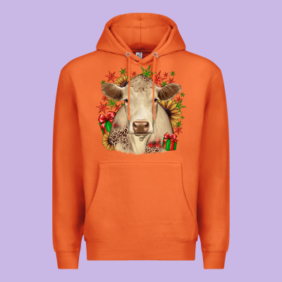 Christmas Charolais Premium Hoodie Designed By Jahusdesignshop