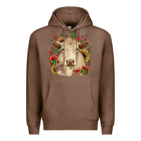 Chestnut christmas charolais Premium Hoodie - JahusDesignShop
