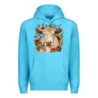 Ocean Blue christmas charolais Premium Hoodie - JahusDesignShop