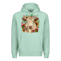 Seafoam christmas charolais Premium Hoodie - JahusDesignShop