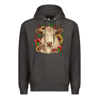Smoke christmas charolais Premium Hoodie - JahusDesignShop