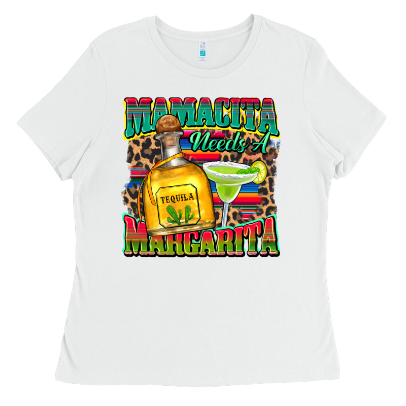 Mamacita Needs A Margarita Ladies Tee by Zillion Design Studio | Teevron