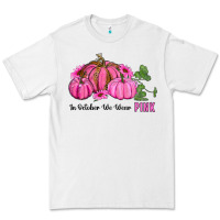 White in october we wear pink pumpkin and sunflowers Premium Tee - RanaPortraitStore