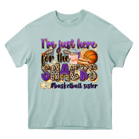 Arona i'm just here for the snacks #basketball sister Heavy Core Tee - Zillion Design Studio